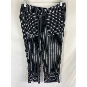 Ann Taylor LOFT Stripe Pull On Pant Size XSP